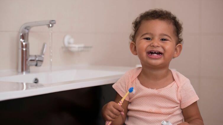 Ab wann Zähne Putzen baby Header