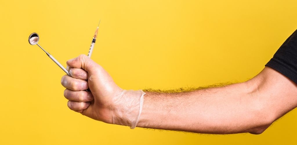 Veneers Schmerzen Betäubung Behandlung