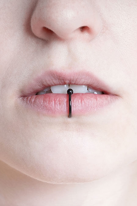 Lippenppiercing