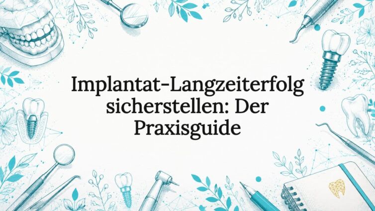 Stimmungsvolle Titelillustration für einen Fachartikel zum Thema Implantate