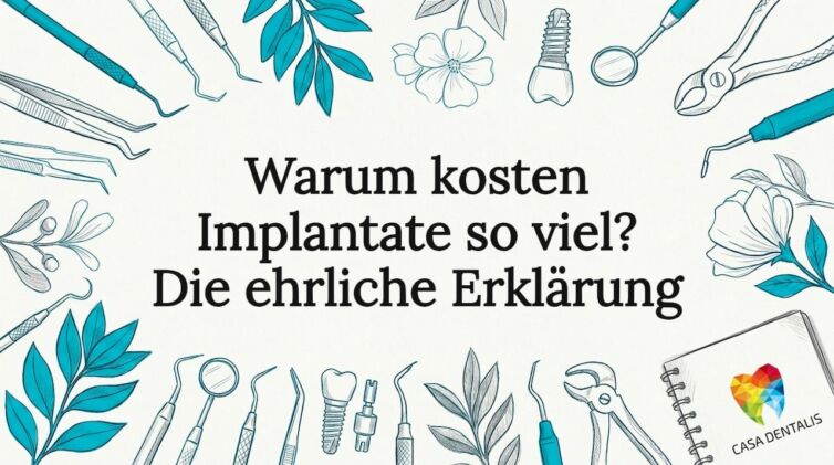 Stimmungsvolle Titelgrafik zum Thema Implantate