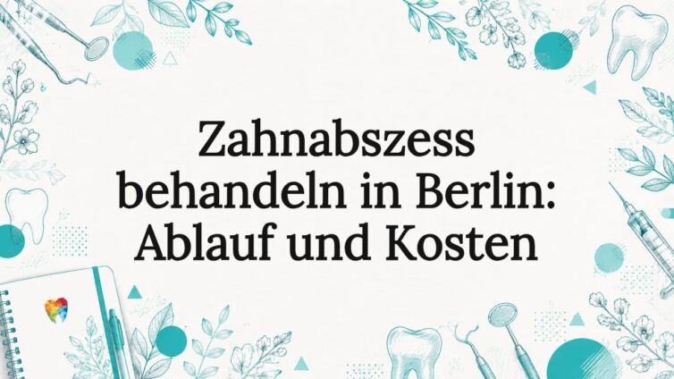 Liebevoll gestaltete Titelseite mit Zahnmotiv