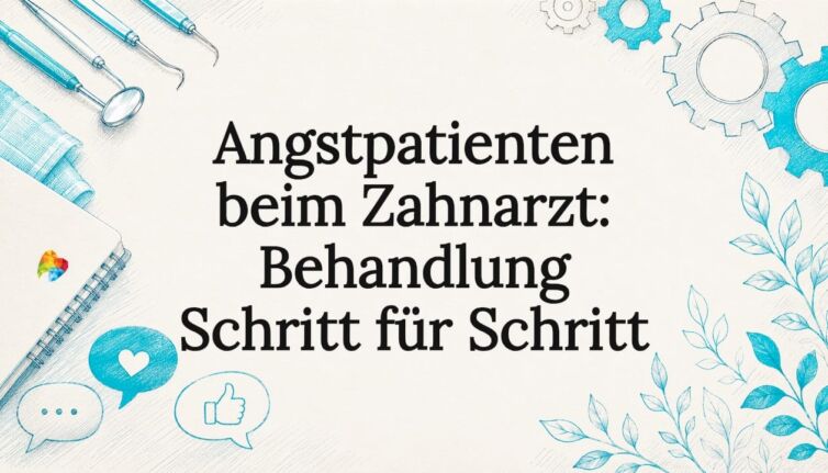 Stimmungsvolle Titelgrafik zum Thema Zahnarztangst