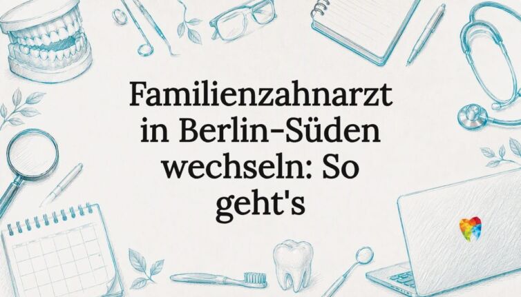 Ansprechende Titelgrafik für Ihre Familienzahnarztpraxis im Süden Berlins