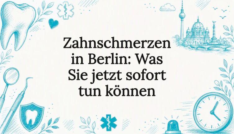 Stimmungsvolle Titelgrafik für einen Ratgeberbeitrag zum Thema Zahnnotfälle