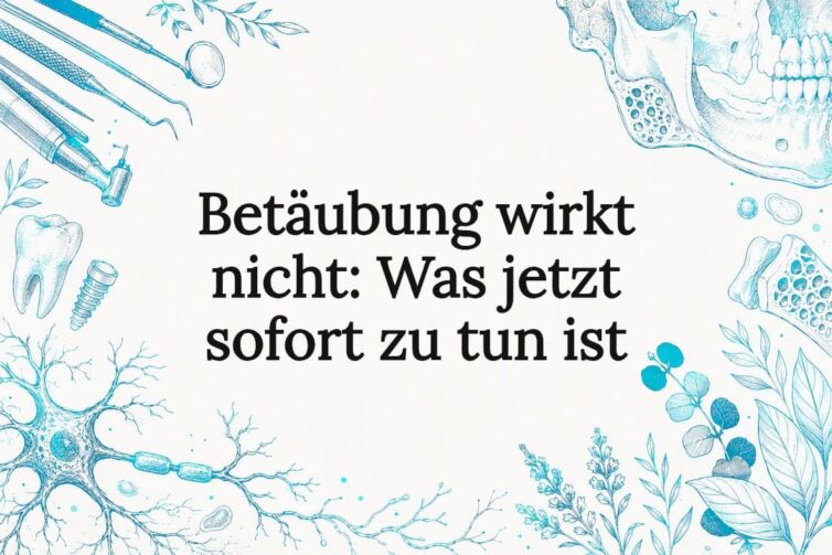 Ansprechend gestaltetes Titelbild mit Illustrationen für unseren Zahnmedizin-Blog