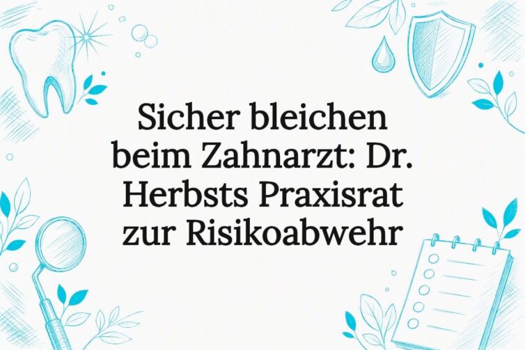 Dekoratives Titelbild für sicheres Bleaching