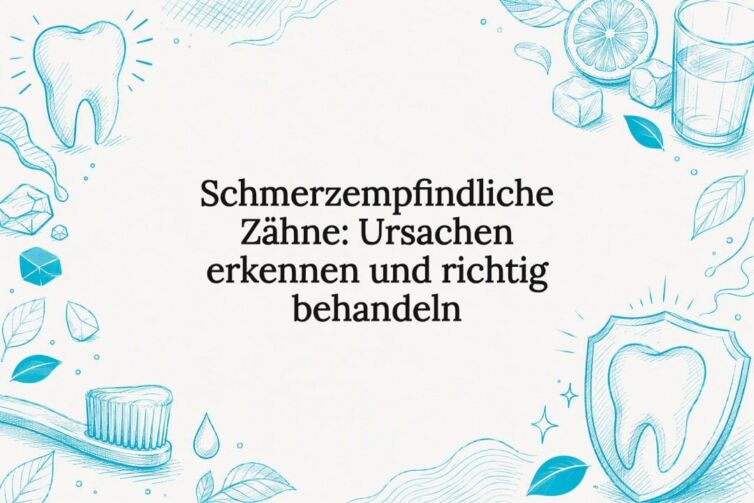 Anschauliche Darstellung von empfindlichen Zähnen