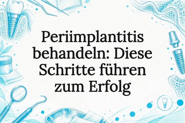 Illustrative Titelkarte zur Periimplantitis
