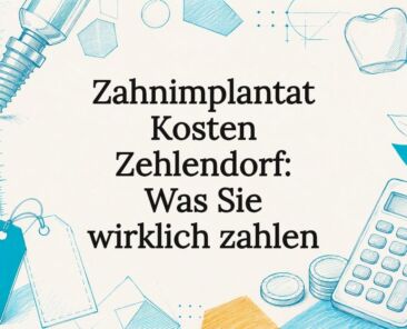 Anschauliche Illustration zu den Kosten von Zahnimplantaten
