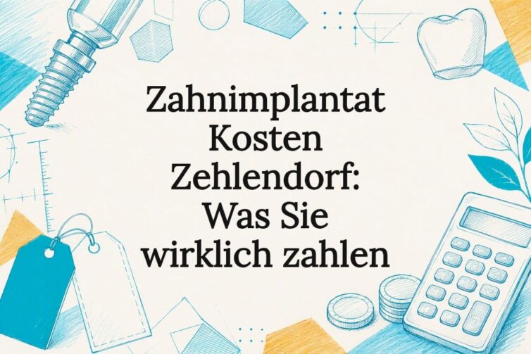 Anschauliche Illustration zu den Kosten von Zahnimplantaten